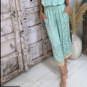 Gypsy the Label Collective Ocean Sea Foam pants XS
